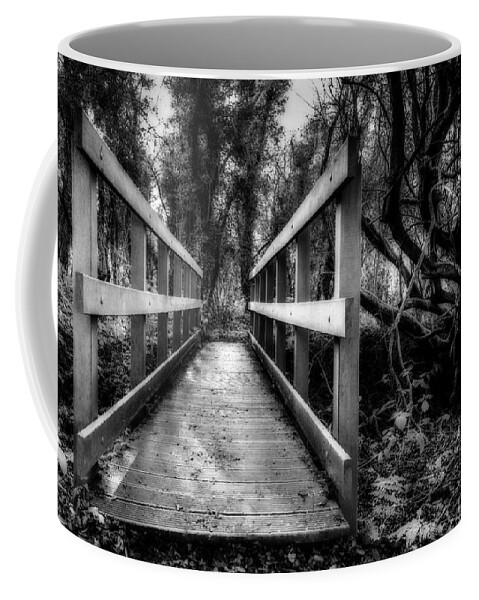 Dimminsdale Coffee Mug featuring the photograph Wooden Bridge #1 by Nick Bywater