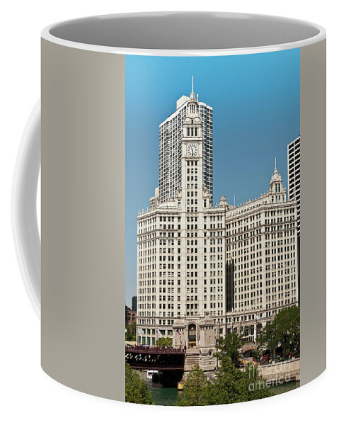 Chicago Coffee Mug featuring the photograph Wrigley Building by David Levin