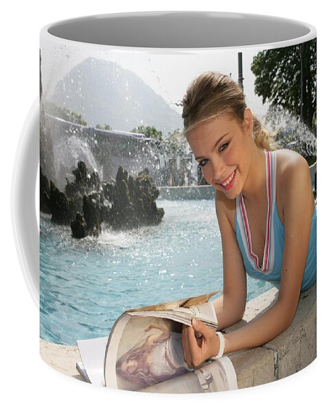 Xenia Tchoumitcheva Coffee Mug featuring the photograph Xenia Tchoumitcheva #1 by Mariel Mcmeeking