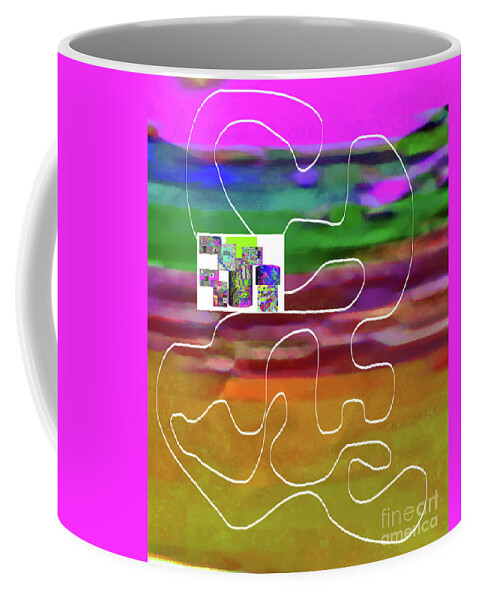 Walter Paul Bebirian Coffee Mug featuring the digital art 10-22-2015abc by Walter Paul Bebirian