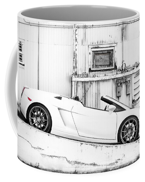 Lamborghini Coffee Mug featuring the photograph Lamborghini #10 by Jackie Russo