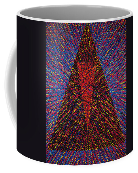 Inspirational Coffee Mug featuring the painting Mobius Band #10 by Kyung Hee Hogg