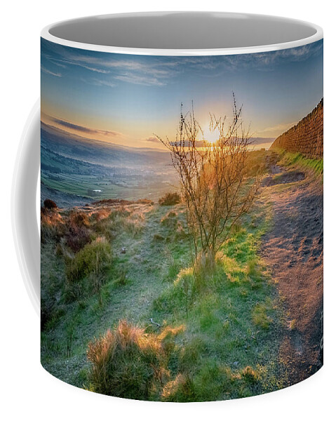 Cowling Coffee Mug featuring the photograph Sunrise in Cowling on last day of April #10 by Mariusz Talarek
