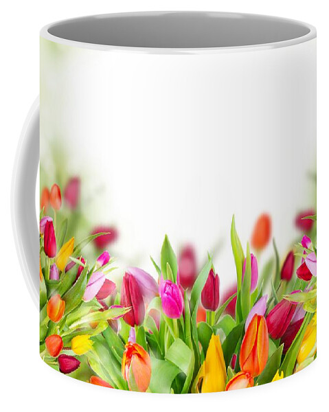 Tulip Coffee Mug featuring the digital art Tulip #10 by Maye Loeser