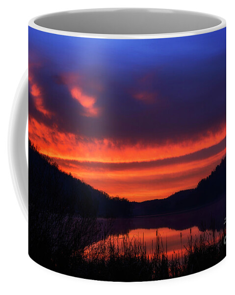 Lake Coffee Mug featuring the photograph Winter Dawn #10 by Thomas R Fletcher