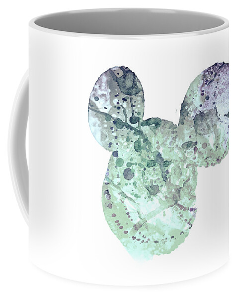 Mickey Mouse Coffee Mug featuring the digital art 10694 Mouse Ears by Pamela Williams