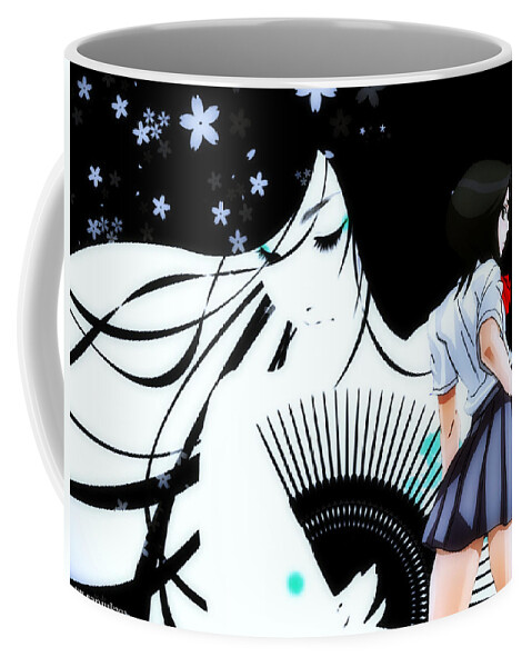Bleach Coffee Mug featuring the digital art Bleach #107 by Super Lovely