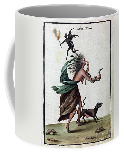 History Coffee Mug featuring the photograph Demonology, 18th Century #11 by Wellcome Images