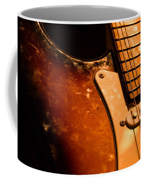 Guitar Coffee Mug featuring the digital art Guitar #11 by Maye Loeser