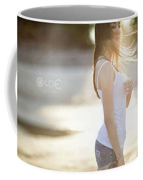 Asian Coffee Mug featuring the digital art Asian #113 by Super Lovely