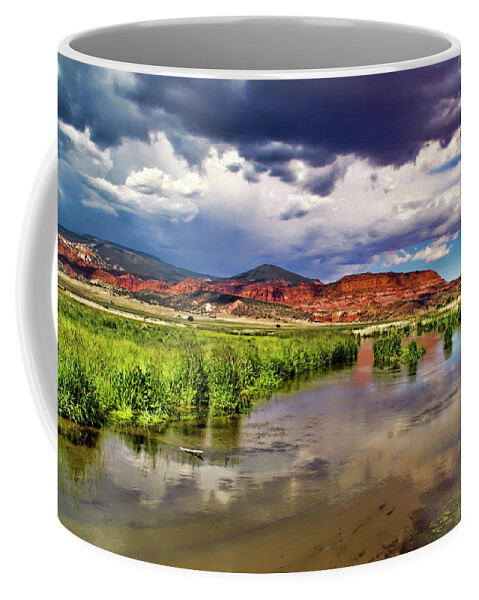 Colors Coffee Mug featuring the photograph Mountain Lake by Mark Smith