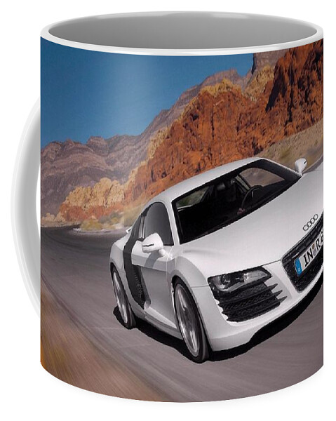Audi Coffee Mug featuring the photograph Audi #13 by Mariel Mcmeeking