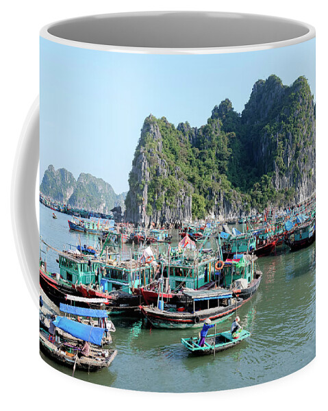Halong Bay Coffee Mug featuring the photograph Halong Bay - Vietnam #13 by Joana Kruse