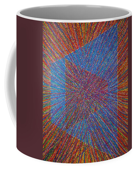 Inspirational Coffee Mug featuring the painting Mobius Band #13 by Kyung Hee Hogg