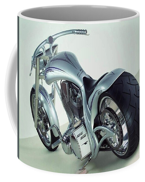 Motorcycle Coffee Mug featuring the photograph Motorcycle #13 by Mariel Mcmeeking