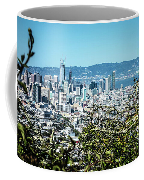 Downtown Coffee Mug featuring the photograph San Francisco California Downtown And Surroundings #13 by Alex Grichenko