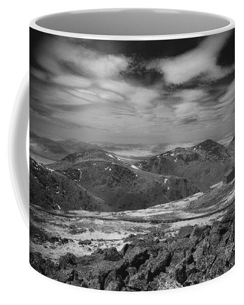 135764 Coffee Mug featuring the photograph 135764 Presidential Range NH Infrared by Ed Cooper Photography