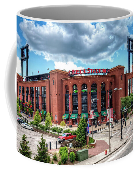 Busch Coffee Mug featuring the photograph 1360 Busch Stadium by Steve Sturgill