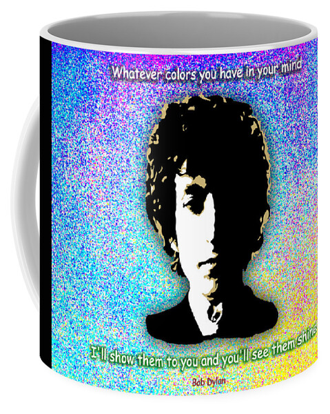 Bob Dylan Coffee Mug featuring the photograph 14- Bob Dylan by Joseph Keane