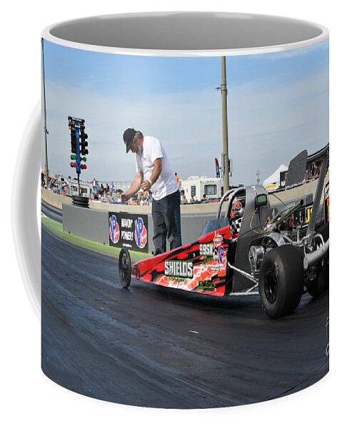 Drag Coffee Mug featuring the photograph Junior Drag Racing March 2017 #14 by Jack Norton