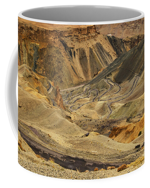 Old Coffee Mug featuring the photograph Moonland Ladakh Jammu and Kashmir India #14 by Rudra Narayan Mitra