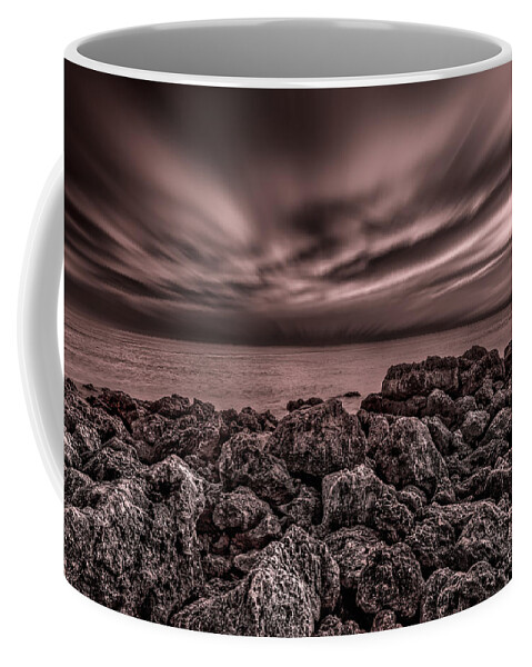 Naples Coffee Mug featuring the photograph Sunst over the Ocean #14 by Peter Lakomy