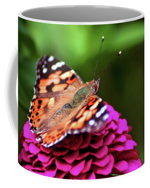 Butterfly Coffee Mug featuring the digital art Butterfly #15 by Super Lovely