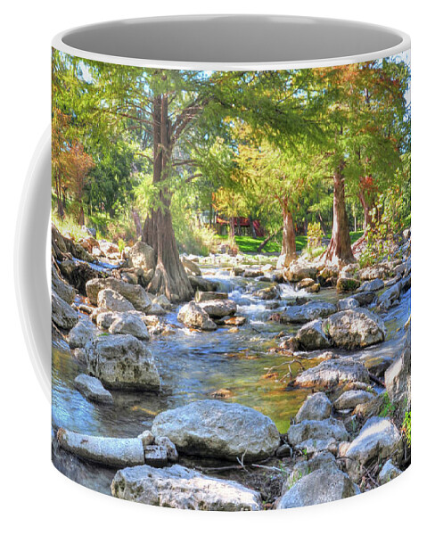 Rocks Coffee Mug featuring the photograph Guadalupe River #9 by Savannah Gibbs