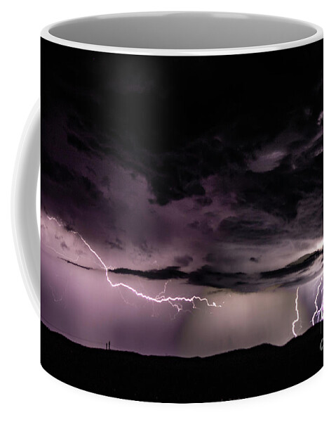 Lightning Coffee Mug featuring the photograph Lightning #18 by Mark Jackson