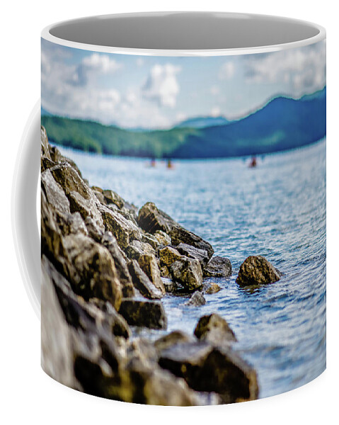 Beautiful Coffee Mug featuring the photograph Beautiful landscape scenes at lake jocassee south carolina #18 by Alex Grichenko