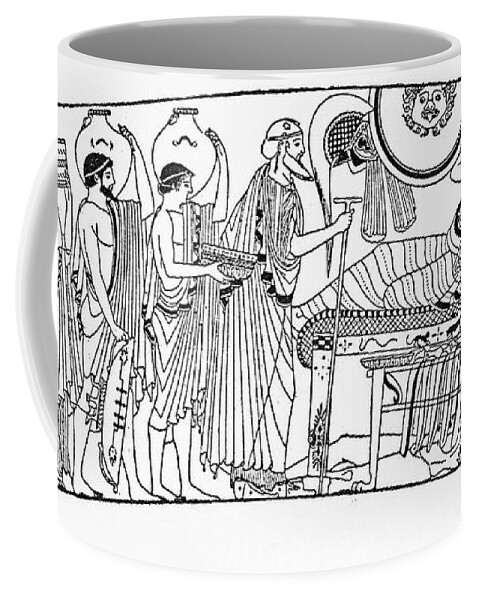 7th Century B.c Coffee Mug featuring the photograph Homer The Iliad #18 by Granger