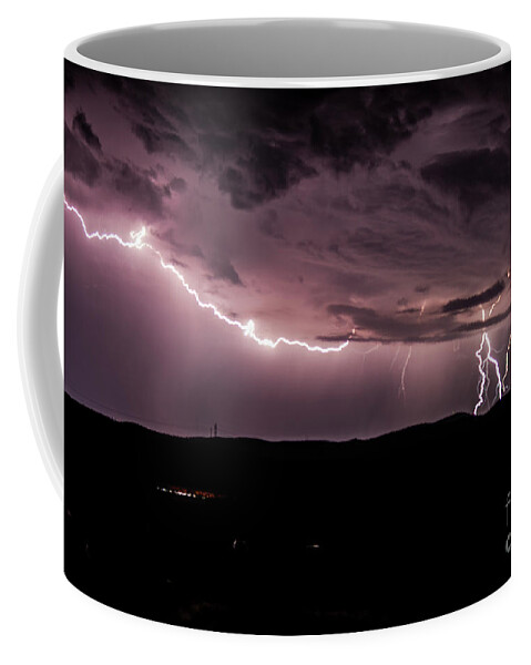 Lightning Coffee Mug featuring the photograph Lightning #19 by Mark Jackson