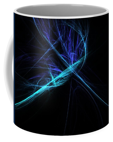 Abstract Coffee Mug featuring the digital art Abstract #19 by Super Lovely