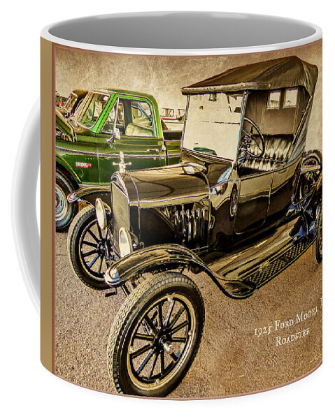 Car Coffee Mug featuring the photograph 1925 Ford Model T - Roadster by Barbara Zahno