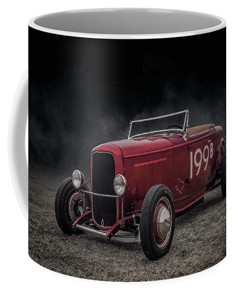 Vintage Coffee Mug featuring the digital art 1932 Ford Roadster by Douglas Pittman