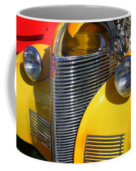 Classic Chevy Coffee Mug featuring the photograph 1939 Chevy by Mary Deal