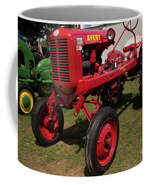 Tractor Coffee Mug featuring the photograph 1947 Avery Tractor by Mike Eingle