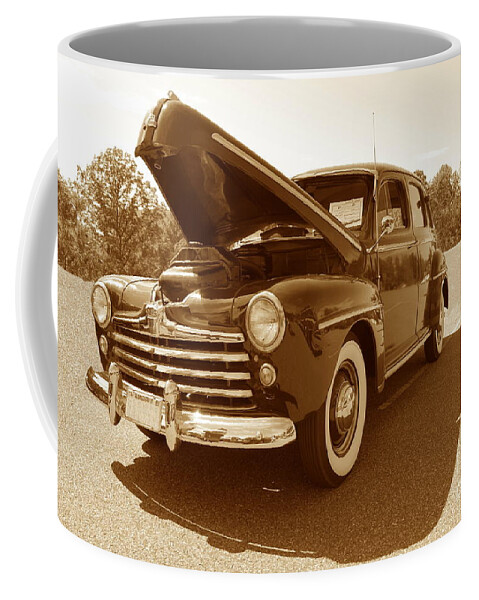 Ford Coffee Mug featuring the photograph 1947 Ford by Eric Liller