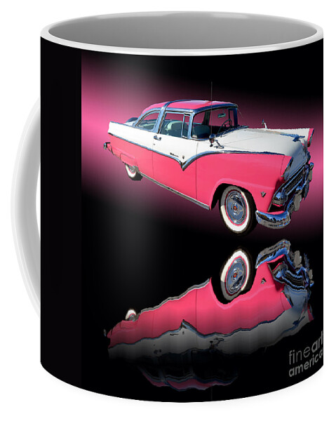 Car Coffee Mug featuring the photograph 1955 Ford Fairlane Crown Victoria by Jim Carrell