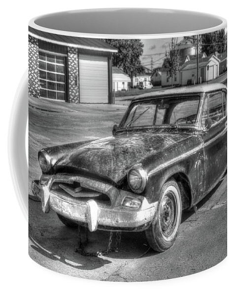 1955 Coffee Mug featuring the photograph 1955 Studebaker President by J Laughlin
