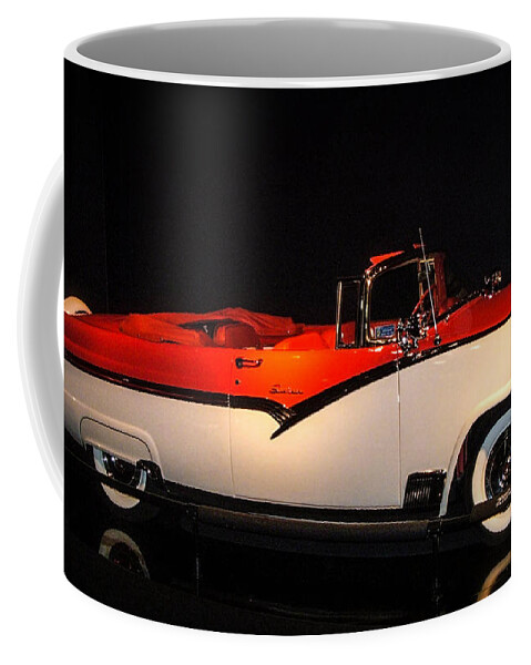 1956 Ford Fairlane Coffee Mug featuring the photograph 1956 Ford Fairlane Skyliner by Tommy Anderson
