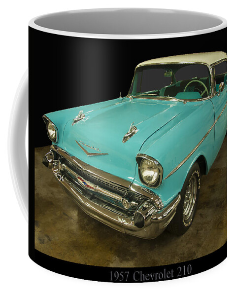 Chevrolet Coffee Mug featuring the photograph 1957 Chevrolet 210 by Flees Photos