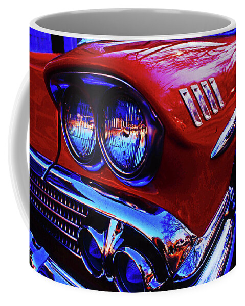 Car Coffee Mug featuring the photograph 1958 Chevrolet Impala by Bill Jonscher