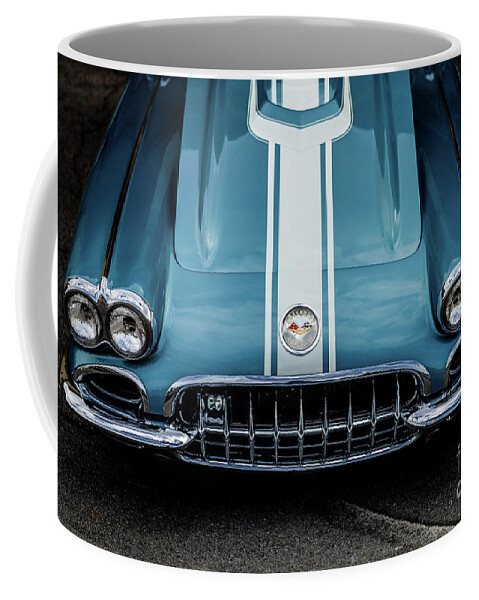 1960s Coffee Mug featuring the photograph 1960 Corvette by M G Whittingham