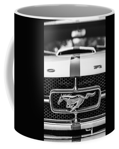 Pony Coffee Mug featuring the photograph 1965 Mustang by Karol Livote