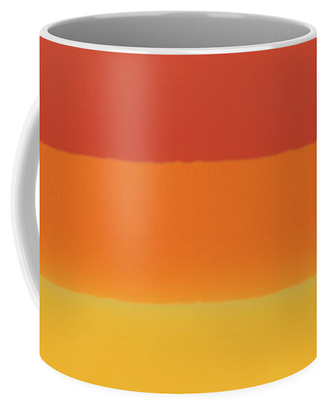 Holt Coffee Mug featuring the photograph 1966 bands in Red, Orange and Yellow by David Smith