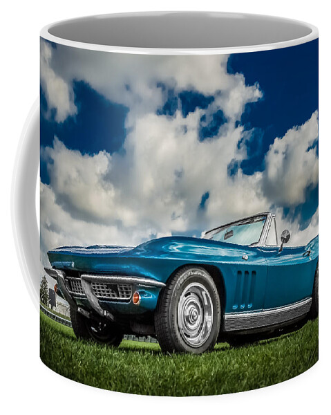 1963 Coffee Mug featuring the photograph 1966 Corvette Stingray by Ron Pate