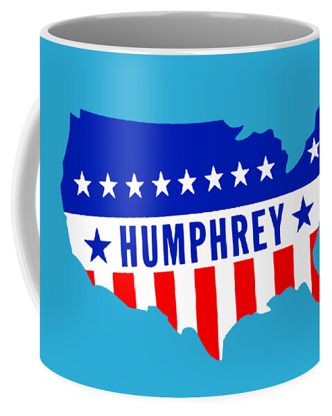 Historicimage Coffee Mug featuring the painting 1968 Vote Humphrey for President by Historic Image