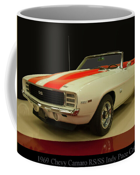 1969 Chevy Camaro Rs/ss Indy Pace Car Coffee Mug featuring the photograph 1969 Chevy Camaro RS/SS Indy pace Car by Flees Photos