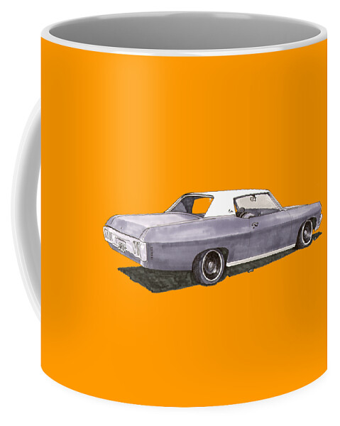 Your 1970 Chevrolet On A Tee Shirt Coffee Mug featuring the painting Chevrolet Impala by Jack Pumphrey